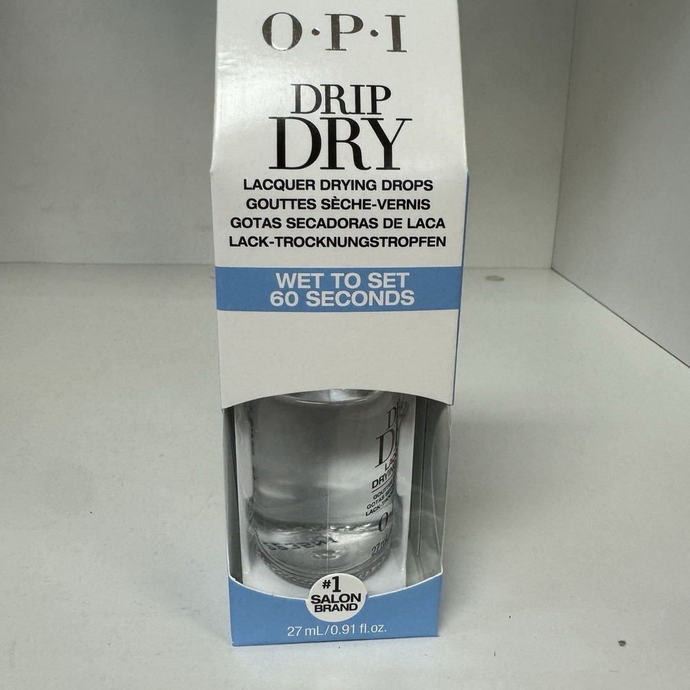 OPI Drip Dry Lacquer Drying Drops 1 oz Wet To Set In 60 Seconds